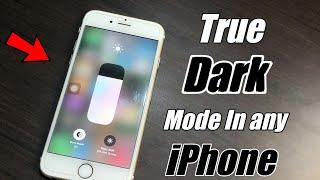 True Dark Mode For any iPhone Official Dark Mode in iPhone 66plus 5s 