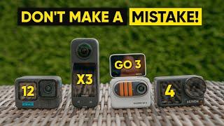 DJI Action 4 vs GoPro 12 vs Insta360 X3 vs GO 3 - Long Term HONEST Review NON-SPONSORED