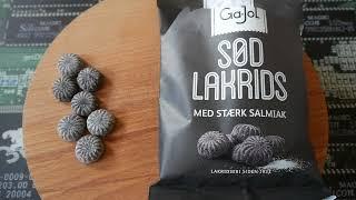 Ga-Jol Sød Lakrids Med Stærk Salmiak  Dänisches Lakritz mit Salmiak