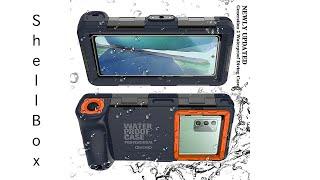 ShellBox Waterproof Housing for iPhone or Android Phones.