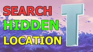 Search hidden T found in the Dockyard Deal Loading Screen - FORTNITE LETTER T LOCATION GUIDE