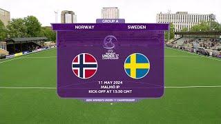 Womens U-17 Euro 2024. Norway vs Sweden