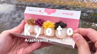 Autumn Trip To Arashiyama  Street Food Bamboo Forest - Kyoto Japan 