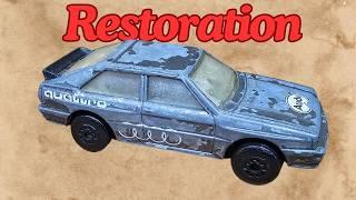 Matchbox Audi Quattro car restoration