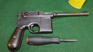 Mauser Broomhandle Pistol Basic Disassembly