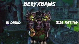 Beryxbaws - Rank 1 Druid    TBC Classic - Arena PVP