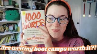 WRITING BOOT CAMP  1000 words every day for 2 weeks?