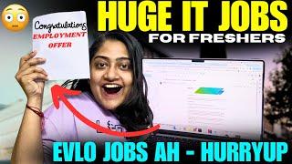 HurryupHuge JOB Openings for FRESHERS - Amazon Zoho Adobe Hiring