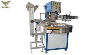 Automatic High Frequency PVC PET Blister Packing Machine with Card Feeding Sealing Cut Collecting