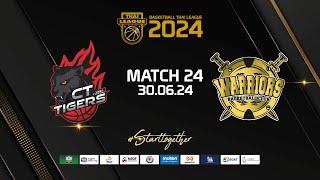 MATCH 24  CT TIGERS vs WARRIORS THAILAND  BASKETBALL THAI LEAGUE 2024