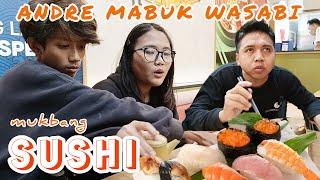 MAKAN SUSHI BARENG ADIK2 GEMOY DEMI CICI ANDRE MAU NYOBA SUSHI