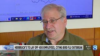 Herbruck’s to lay off 400 employees citing bird flu outbreak