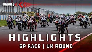 FULL HIGHLIGHTS Superpole Race at Donington Park   2024 #UKWorldSBK 