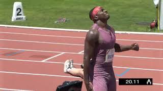 Mens Senior 200m Final - Bell Track & Field Trials 2024 Full Race