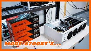 More 6700XTs deployed in the GPURisers Crypto Mining Bunker 