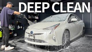 【プリウス】経年の汚れでくすんだ車を徹底洗車できれいにしていく｜tershine｜DEEP CLEAN｜DETAILING｜CARWASH