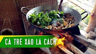 CÁ TRÊ XÀO LÁ CÁCH NGON NHỨT NÁCH  ANH ĐẦU BẾP VUI TÍNH