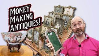 Buying & Selling Antiques in auction with David Harper Bargain Hunt Antiques Road Trip Flog It