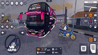 JetBus 3 New Livery First Drive - Bus Simulator Indonesia Gameplay