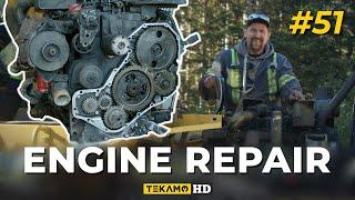 Repairing and Installing This Kawasaki Loader Engine