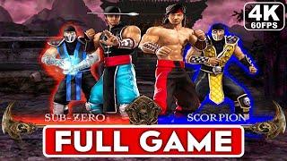 MORTAL KOMBAT SHAOLIN MONKS Scorpion & Sub Zero Gameplay Walkthrough FULL GAME 2 Player Co-Op