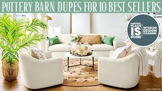 Pottery Barn Dupes for 10 best sellers