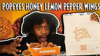 POPEYES HONEY LEMON PEPPER WINGS REVIEW