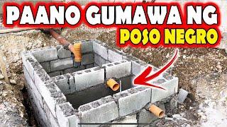 PAANO GUMAWA NG POSO NEGRO o Septic Tank