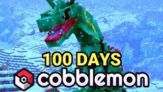 I Spent 100 Days In Minecraft Cobblemon.. Heres What Happened