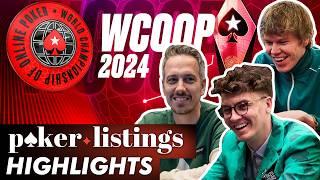 The Best hands of WCOOP 2024 Highlights Part 1