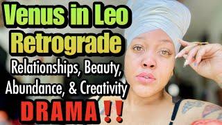 Venus in Leo Retrograde Meaning Energy What to Do Journal Prompts & More