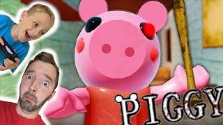 FATHER SON VIDEO GAME TIME Roblox Piggy