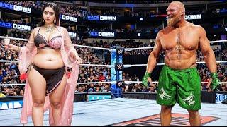 Brock Lesnar vs Female WWE Raw Live Highlights  WWE Monday Night Raw Highlights 11092024 today