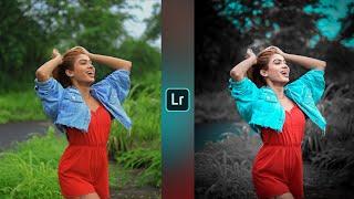 Aqua and black effect Lightroom photo editing  free Lightroom preset download  Lightroom editing