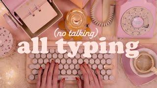 Extremely Satisfying Typing ASMR for Studying and Work no speaking