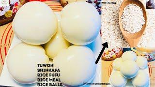 The Best RICE FUFU RECIPEStep By StepHow To Make Rice Swallow with White RiceNigerian Fufu recipe