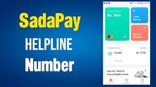 Sadapay helpline number