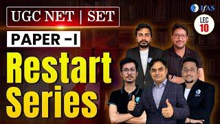 RESTART SERIES  UGC NET  SET   PAPER 1  Lecture 10