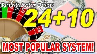 MOST POPULAR SYSTEM 24 + 10 #roulette