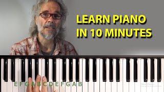 Learn Piano on the fly  - in 10 minutes