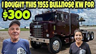 One Of The Rarest 1955 Bullnose Kenworths In America Was Bought For $300 In A Junk Yard 