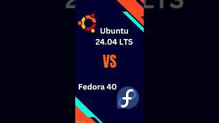 Ubuntu 24.04 LTS vs Fedora 40 RAM Consumption  #ubuntu #fedora