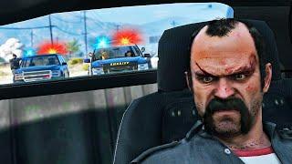 Trevor is Running From the Cops After Destroy Oneills Ranch - GTA 5 Action film