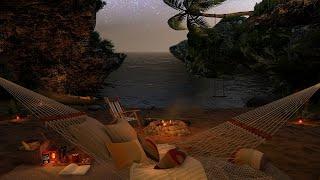 Your Secret Beach Hideout Ambience  Fall Asleep Safe And Sound In Your Secret Cozy Beach Hideout.