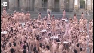 Más de 6.000 personas en Bogotá posaron para Spencer Tunick