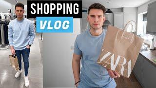 FIRST TIME BACK SHOPPING Trafford Centre Shopping Vlog  Mens Fashion