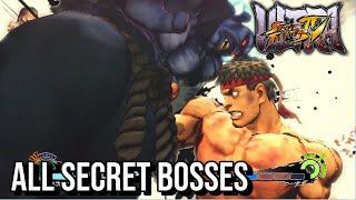 Ultra Street Fighter IV  All Secret Bosses