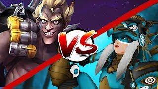 КРЫСАВЧИК ПРОТИВ ФАРРЫ  монтаж овервотч лучшие эпичные моменты overwatch  джанкрат нарезка