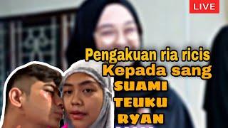 Tak diizinkan Teuku Ryan ke dapur. pengakuan ria ricis mengaku  sang suami emosi