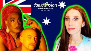 LETS REACT TO AUSTRALIAS SONG FOR EUROVISION 2024  ELECTRIC FIELDS ONE MIKALI ONE BLOOD